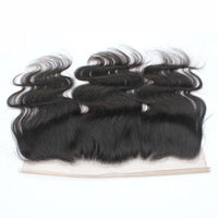 Forawme 13X4 Lace Closure 13*4 Lace Frontal Closure With Pre plucked Baby Hair Natural Hairline Body Wave Human Hair