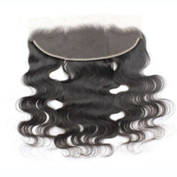 Forawme 13X4 Lace Closure Body Wave / 8 Inch / Free Part 13x4 Brown Lace Frontal Ear To Ear Lace Closure Piece
