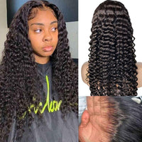Forawme Lace Front Wig Real HD Undetectable 13X4 Lace Frontal Frontal Wigs Deep wave 