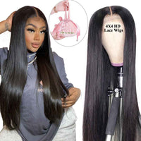 Forawme HD Lace Wigs HD Transparent Undetectable Lace Frontal Wigs Raw Hair