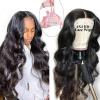 Forawme HD Lace Wigs HD Transparent Undetectable Lace Frontal Wigs Raw Hair
