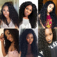 Forawme HD Lace Wigs Pre Plucked Lace Front Wigs Deep Wave