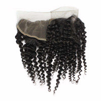 Forawme 13X4 Lace Closure 13x4 Ear to Ear Lace Closure Frontal Kinky Curly