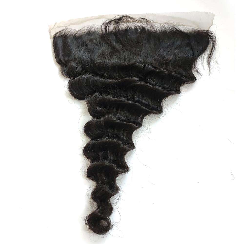 Forawme 13X4 Lace Closure 13x4 Ear to Ear Lace Closure Frontal Loose Deep