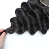 Forawme 13X4 Lace Closure 13x4 Ear to Ear Lace Closure Frontal Loose Wave
