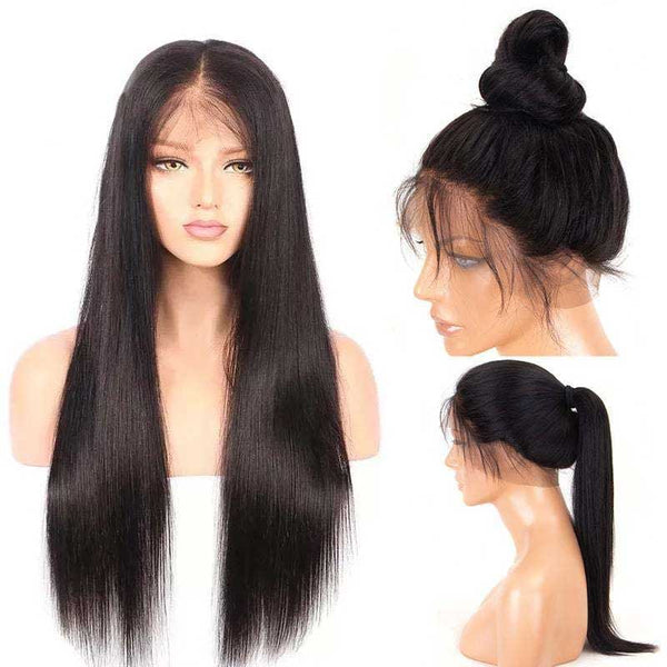 12 inch 360 Lace Frontal Closure Straight Human Hair 100