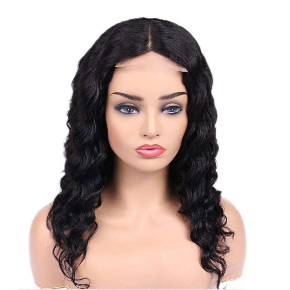 Forawme 4x4 Lace Closure Wigs Loose Wave Hair Lace Closure Wigs