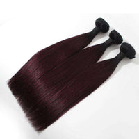 Forawme Brazilian Hair Bundle Brazillian Human Hair Silky Straight Bundles 3pcs/lot #1B/99 Ombre Straight Hair