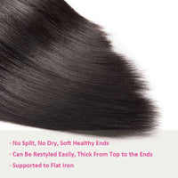 Forawme Brazilian Hair Bundle Long Straight Human Hair 32 34 36 38 40 Inch