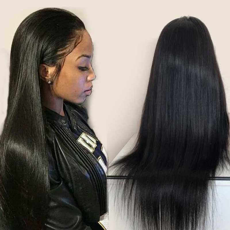 Forawme Front Lace Wig 13X6 Lace Front Wigs Mink Human Hair Straight