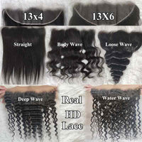 Forawme HD Lace Closure 13X4/13X6 Pre Plucked Lace Frontal