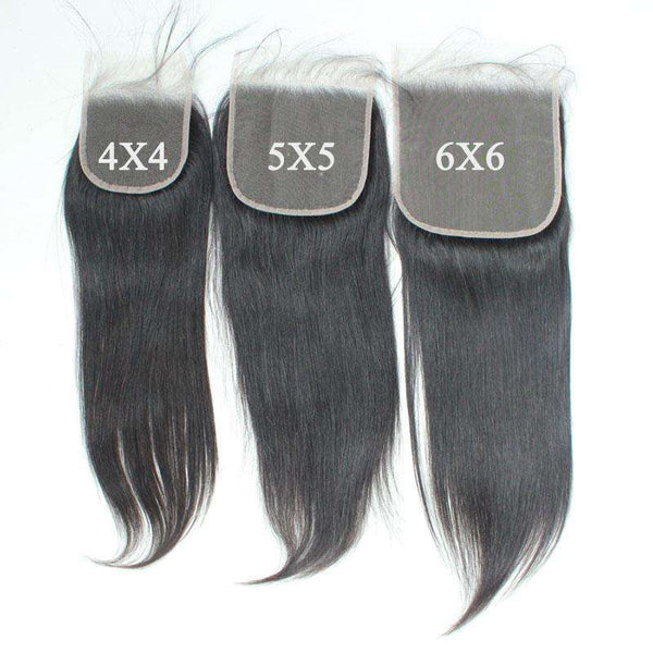 Transparent Lace Closure, Real HD Mink Straight Hair