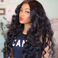 Forawme HD Lace Wigs HD Transparent Lace Wig Pre-Plucked Deep Loose Wave