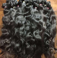 LaceClosureWig Raw Indian Hair Real Indian Virgin Raw Temple Hair Bundles Natural Wavy